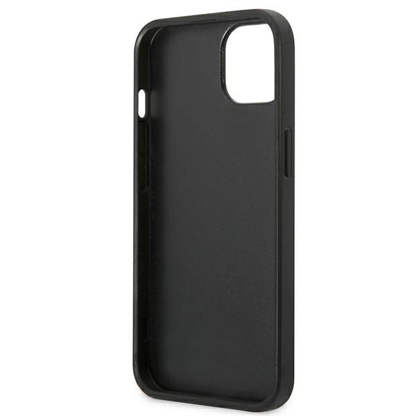 Karl Lagerfeld KLHCP13MSFMP2DG iPhone 13/ 14 / 15 6,1" hardcase srebrny/silver Saffiano Plaque