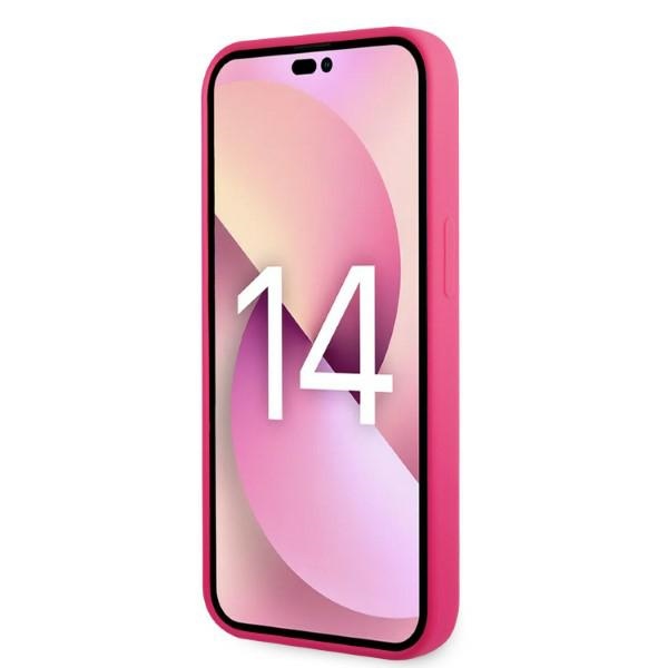 Karl Lagerfeld KLHCP14SSRSGRCF iPhone 14/ 15 / 13 6,1" hardcase różowy/pink Silicone RSG