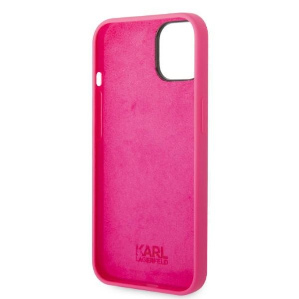 Karl Lagerfeld KLHCP14SSRSGRCF iPhone 14/ 15 / 13 6,1" hardcase różowy/pink Silicone RSG