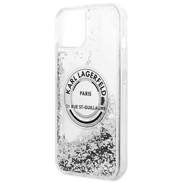 Karl Lagerfeld KLHCP14MLCRSGRS iPhone 14Plus / 15 Plus 6,7" srebrny/silver hardcase Liquid Glitter RSG