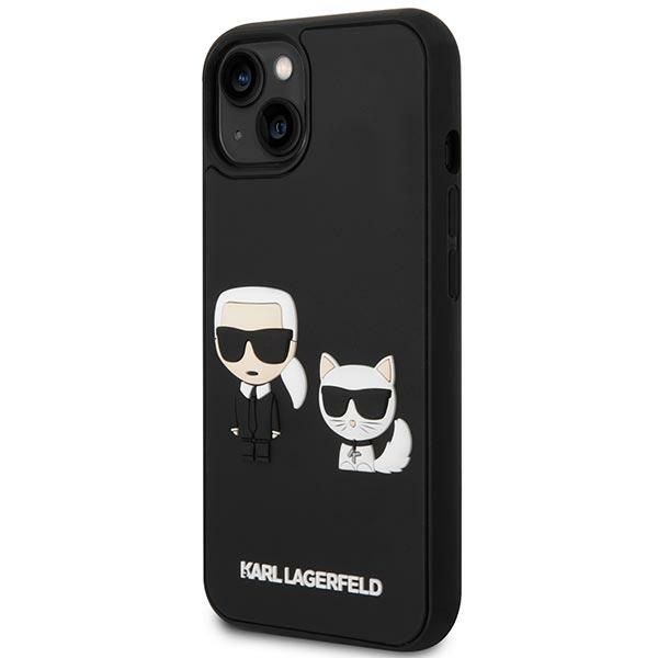 Karl Lagerfeld KLHCP14M3DRKCK iPhone 14Plus / 15 Plus 6,7" czarny/black hardcase Karl&Choupette Ikonik 3D