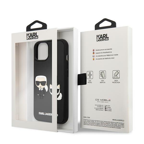 Karl Lagerfeld KLHCP14M3DRKCK iPhone 14Plus / 15 Plus 6,7" czarny/black hardcase Karl&Choupette Ikonik 3D