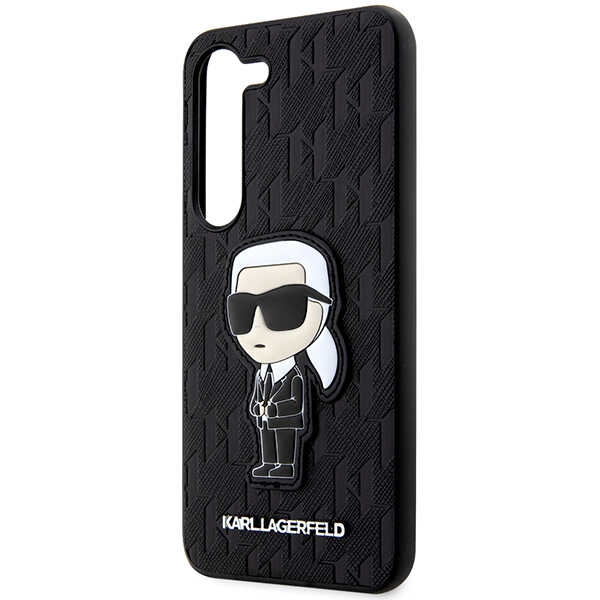 Karl Lagerfeld KLHCS23SSAKLHKPK S23 S911hardcase czarny/black Saffiano Monogram Ikonik