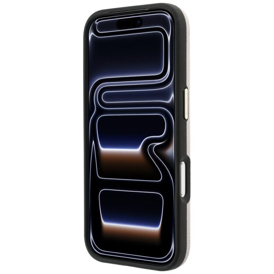 Etui Karl Lagerfeld Grained with Resin Signature Logo MagSafe do iPhone 18 Pro Max / 17 Pro Max różowy