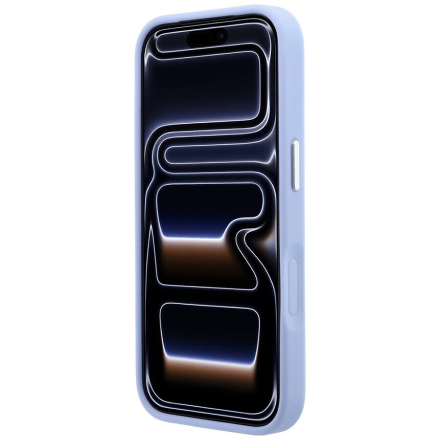 Etui Karl Lagerfeld Ring Stand 360 Saffiano Classic Logo MagSafe do iPhone 18 Pro Max / 17 Pro Max jasnoniebieski