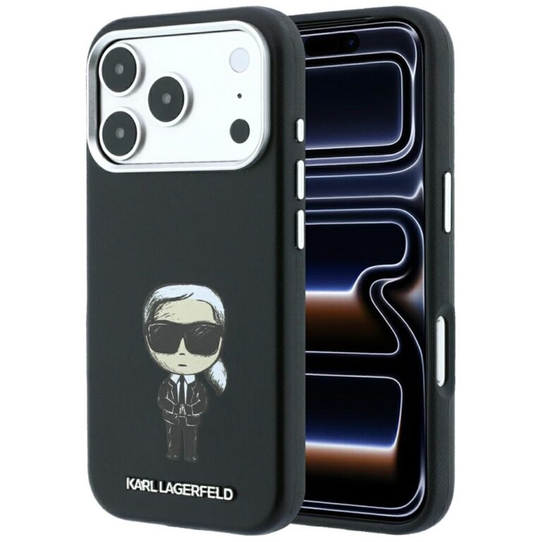Etui Karl Lagerfeld Smooth Ikonik Sketch MagSafe do iPhone 18 Pro Max / 17 Pro Max czarny