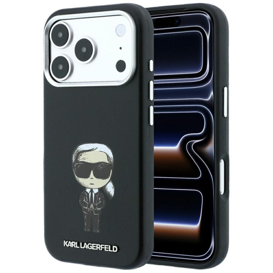 Etui Karl Lagerfeld Smooth Ikonik Sketch MagSafe do iPhone 18 Pro Max / 17 Pro Max czarny
