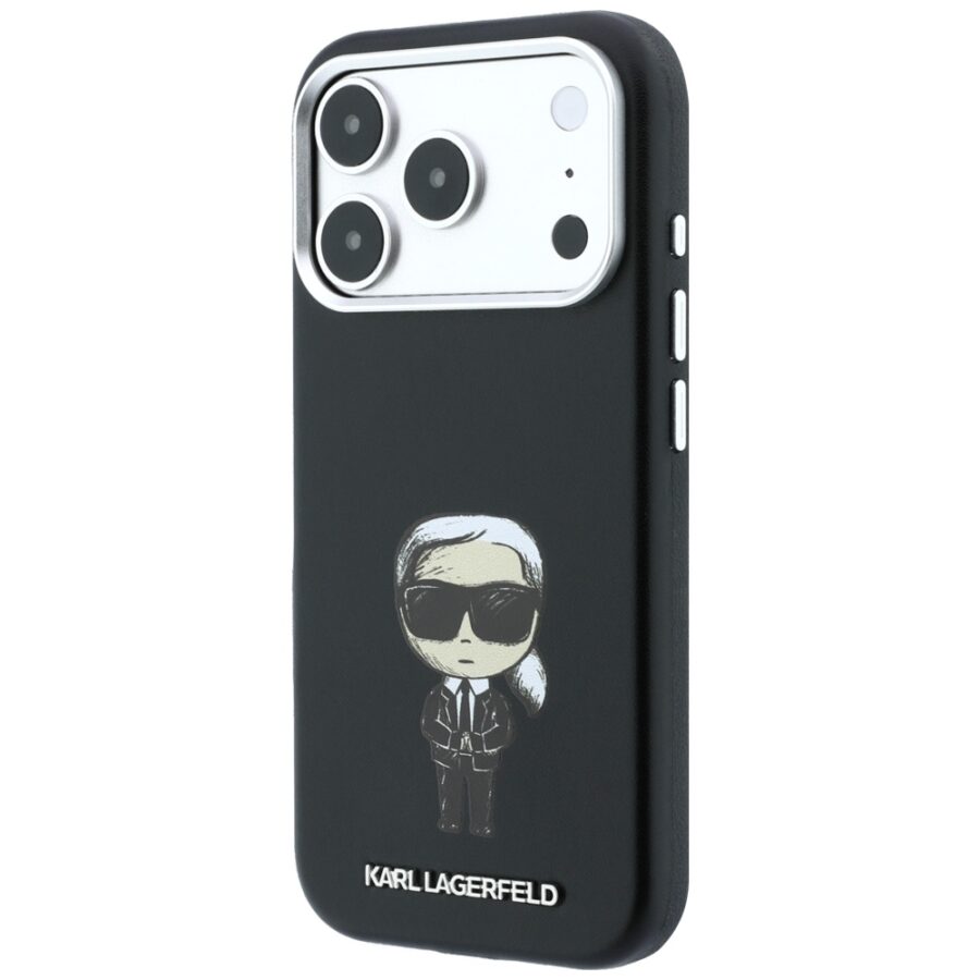 Etui Karl Lagerfeld Smooth Ikonik Sketch MagSafe do iPhone 18 Pro Max / 17 Pro Max czarny