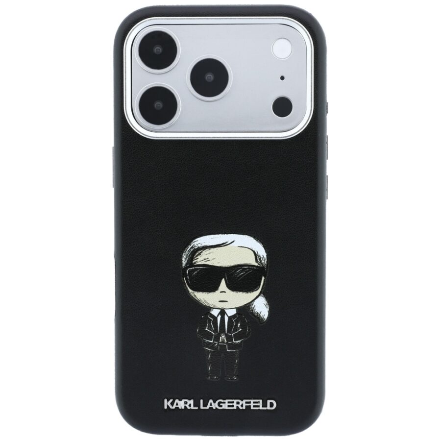 Etui Karl Lagerfeld Smooth Ikonik Sketch MagSafe do iPhone 18 Pro Max / 17 Pro Max czarny