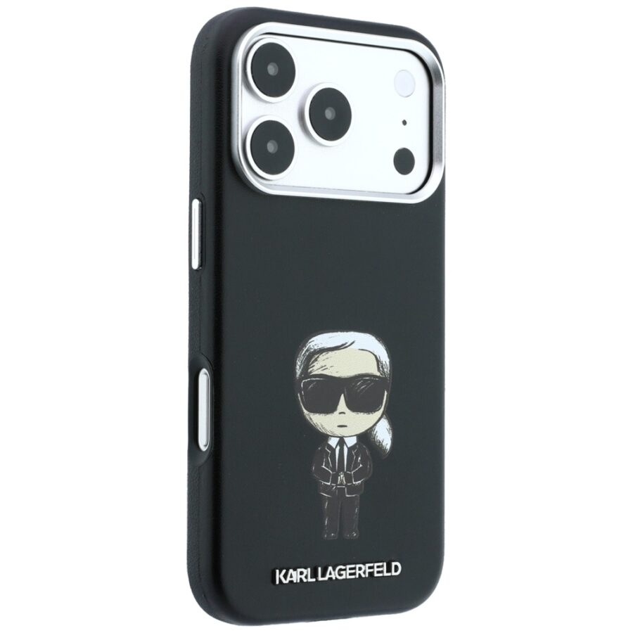 Etui Karl Lagerfeld Smooth Ikonik Sketch MagSafe do iPhone 18 Pro Max / 17 Pro Max czarny
