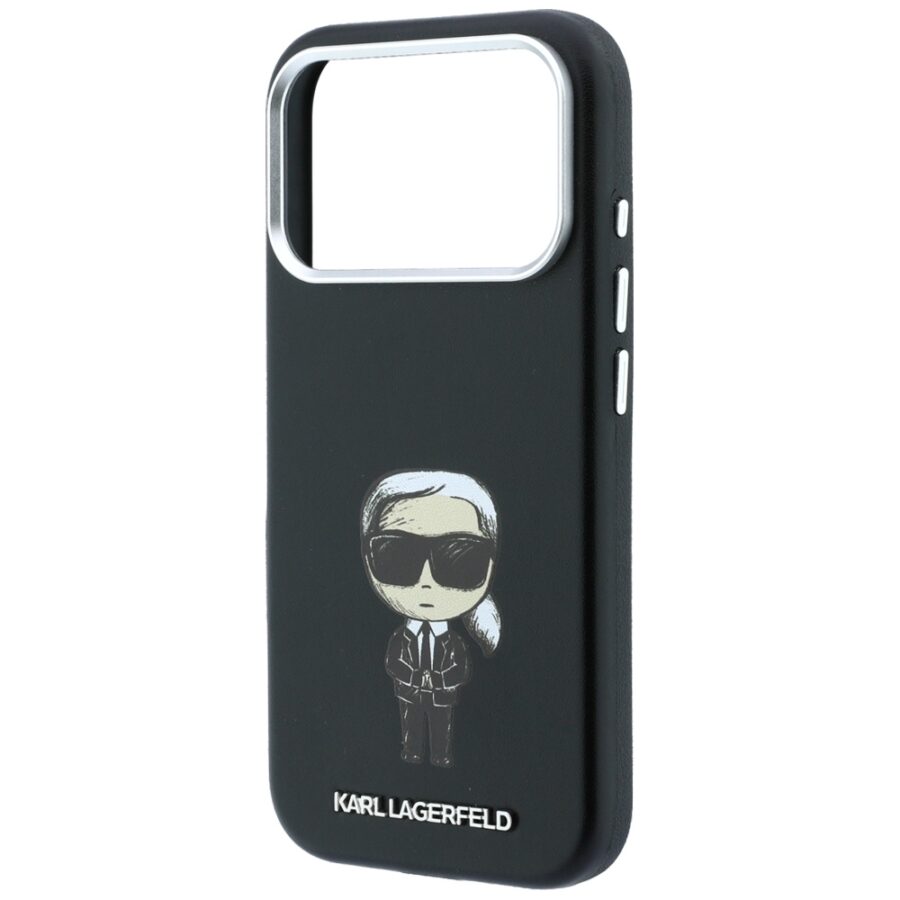Etui Karl Lagerfeld Smooth Ikonik Sketch MagSafe do iPhone 18 Pro Max / 17 Pro Max czarny
