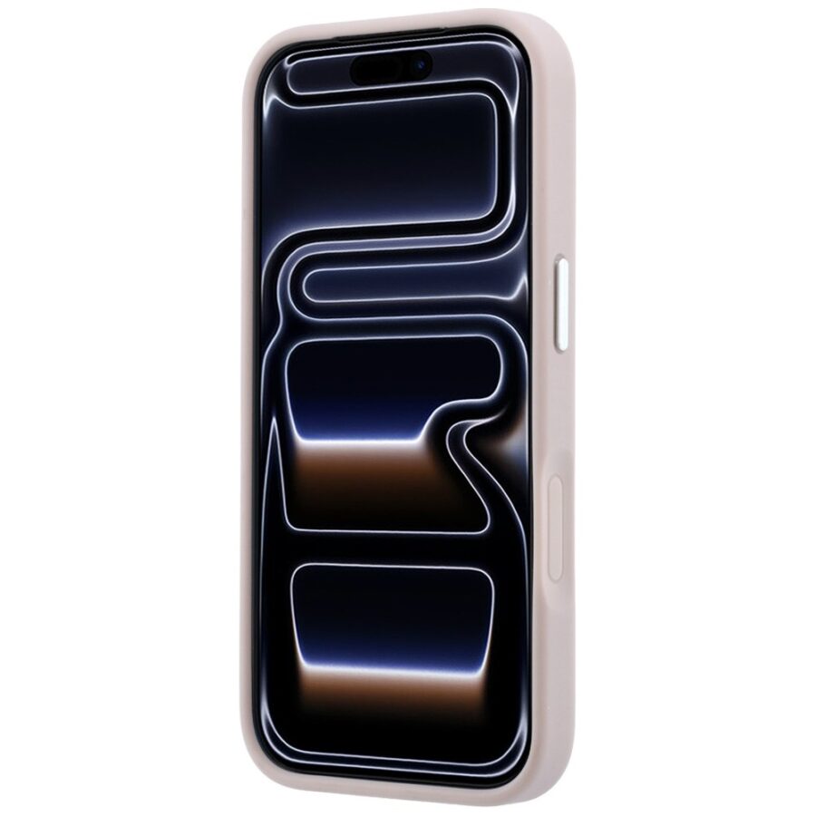 Etui Karl Lagerfeld with Ring Stand 360 Choupette Head Pin MagSafe do iPhone 18 Pro / 17 Pro różowy