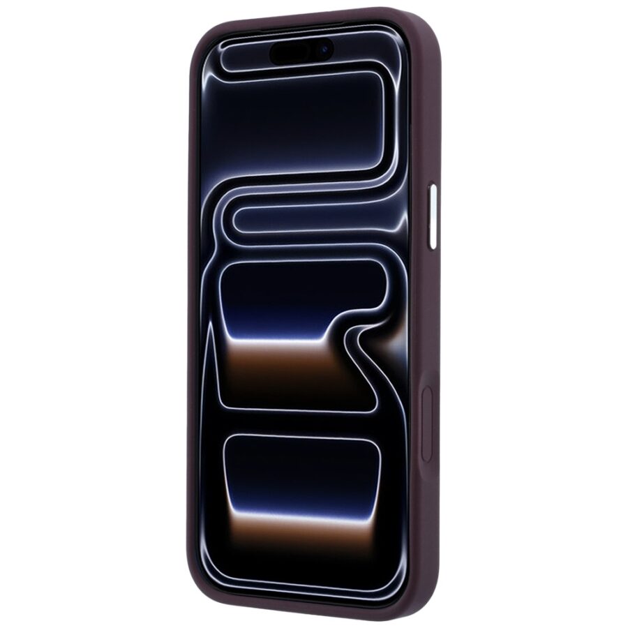 Etui Karl Lagerfeld with Ring Stand 360 Karl Head Pin MagSafe do iPhone 18 Pro Max / 17 Pro Max burgundowy