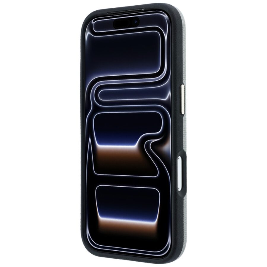 Etui Karl Lagerfeld Saffiano Small Script Metal Logo MagSafe do iPhone 18 Pro / 17 Pro beżowy