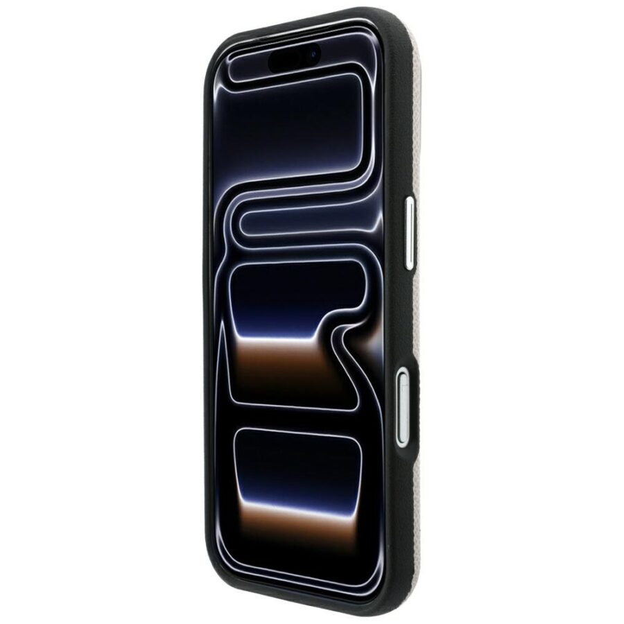 Etui Karl Lagerfeld Grained Embossed Ring & Kameo Logo MagSafe do iPhone 18 Pro Max / 17 Pro Max beżowy