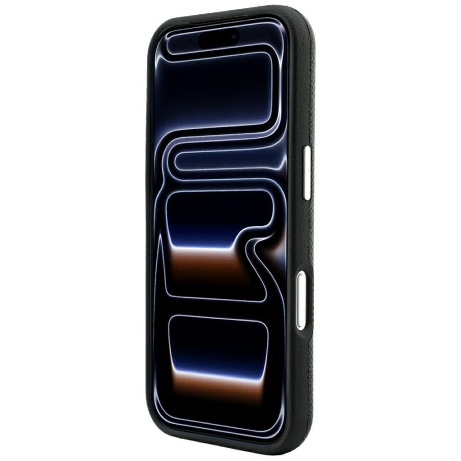 Etui Karl Lagerfeld Grained Embossed Ring & Kameo Logo MagSafe do iPhone 18 Pro / 17 Pro czarny