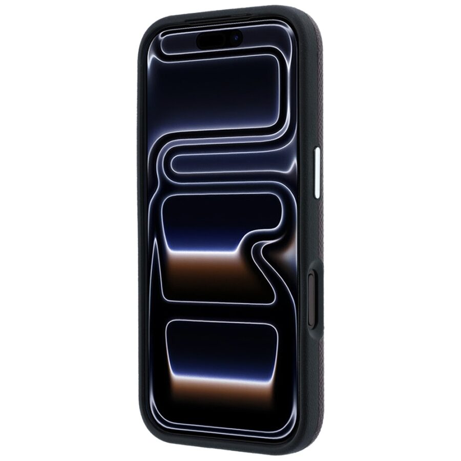 Etui Karl Lagerfeld Grained Embossed Ring & Kameo Logo MagSafe do iPhone 18 Pro Max / 17 Pro Max burgundowy