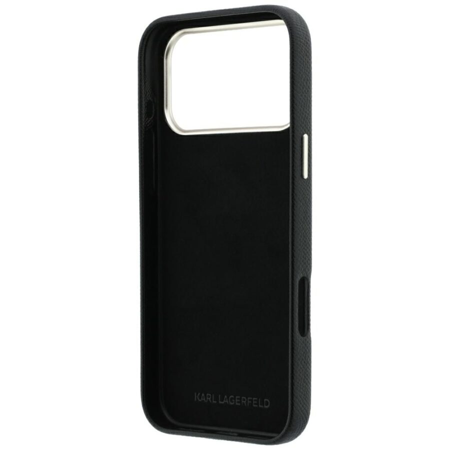 Etui Karl Lagerfeld Smooth Big Resin Signature Logo do iPhone 18 Pro Max / 17 Pro Max czarny