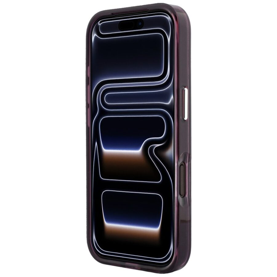 Etui Karl Lagerfeld IML Ikonik Sketch Print MagSafe do iPhone 18 Pro Max / 17 Pro Max burgundowy