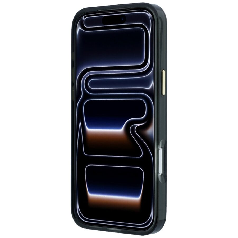 Etui Karl Lagerfeld IML Big Signature Resin Metal Frame do iPhone 18 Pro Max / 17 Pro Max czarny