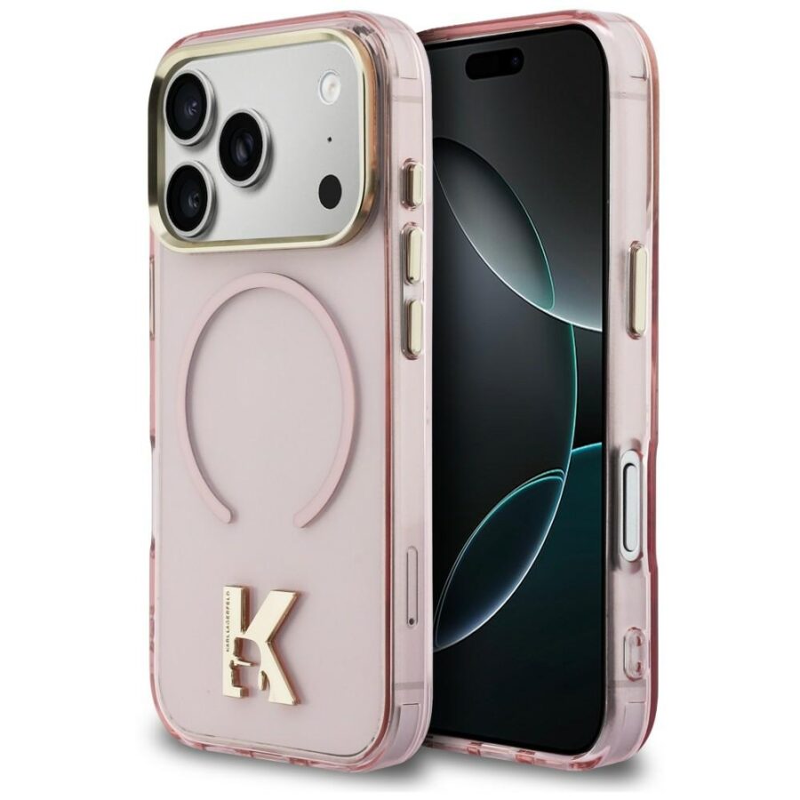 Etui Karl Lagerfeld IML K Head do iPhone 18 Pro Max / 17 Pro Max różowy