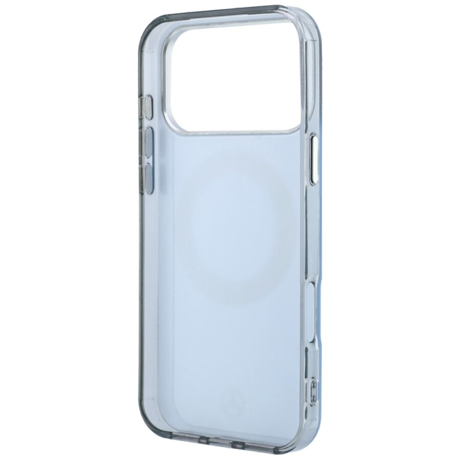 Etui Mercedes with ring Stand and Iconic Logo MagSafe do iPhone 18 Pro Max / 17 Pro Max niebieski