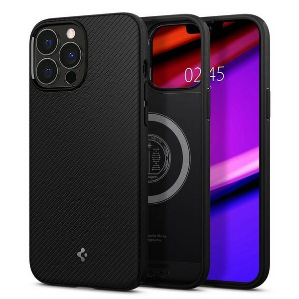 Spigen Mag Armor iPhone 13 Pro 6,1" czarny mat/matte black ACS03281