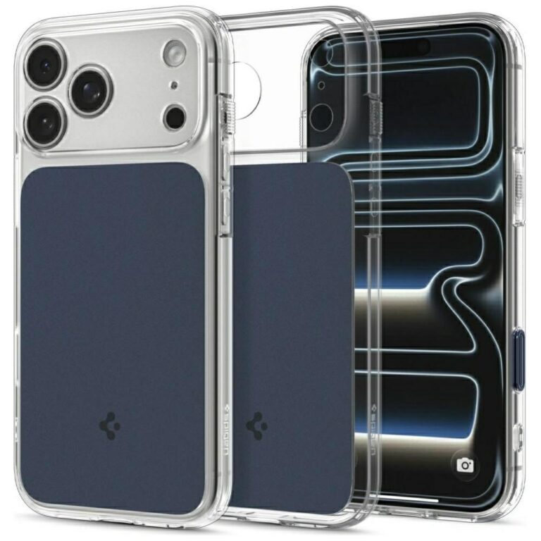 Etui Spigen Ultra Hybrid "T" Mag MagSafe do iPhone 18 Pro / 17 Pro niebieski