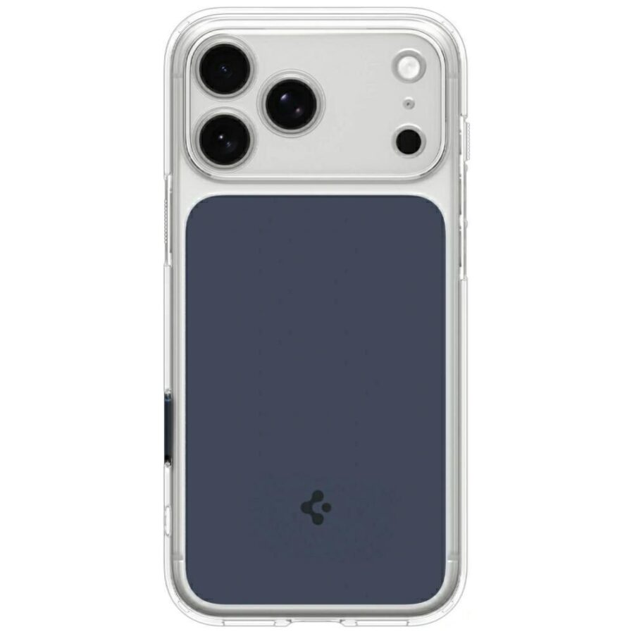 Etui Spigen Ultra Hybrid "T" Mag MagSafe do iPhone 18 Pro / 17 Pro niebieski
