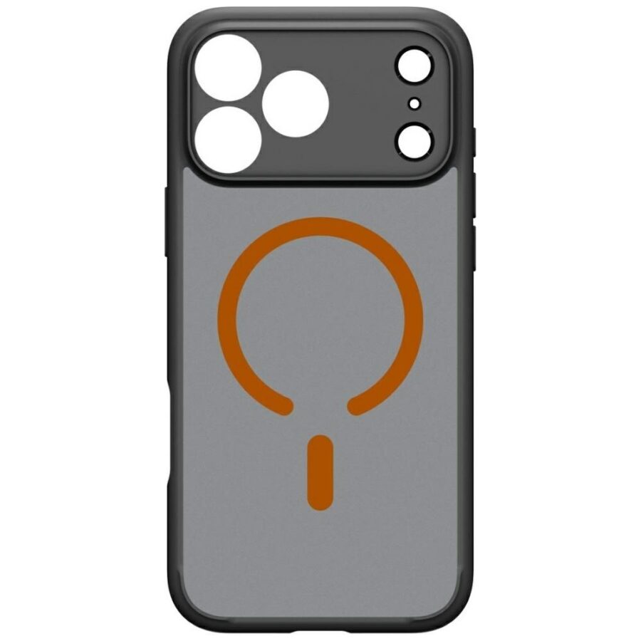 Etui Spigen Ultra Hybrid Mag MagSafe do  iPhone 18 Pro Max / 17 Pro Max czarno-pomarańczowy
