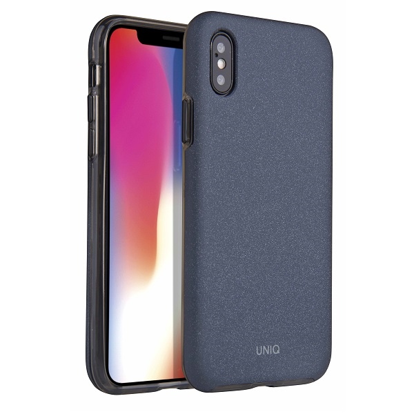UNIQ etui Lithos iPhone X/Xs niebieski/azure blue