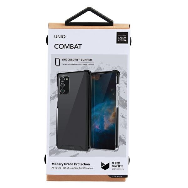 UNIQ etui Combat Samsung Note 20 N980 czarny/carbon black