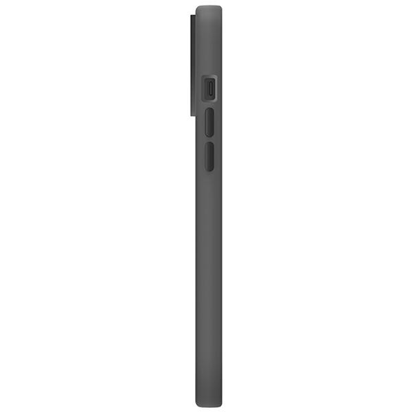 UNIQ etui Lino Hue iPhone 13 Pro Max6,7" szary/charcoal grey MagSafe