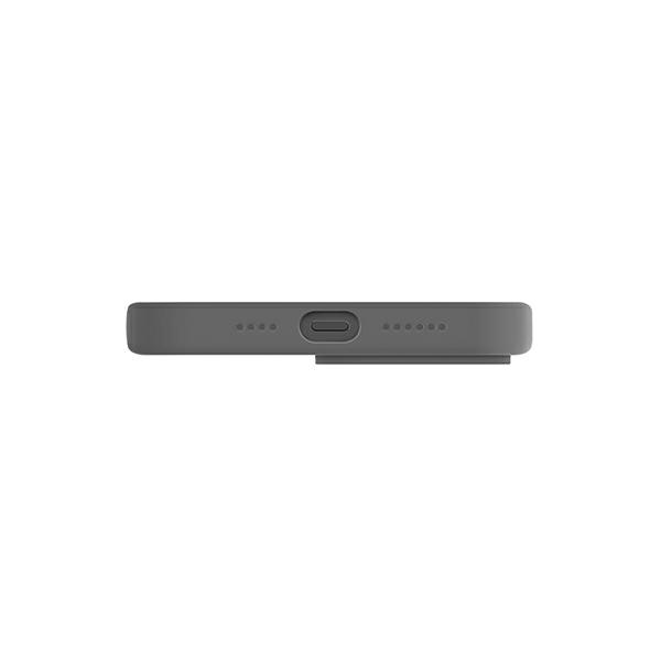 UNIQ etui Lino Hue iPhone 13 Pro Max6,7" szary/charcoal grey MagSafe