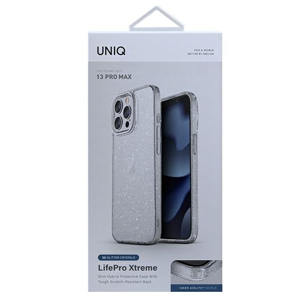 UNIQ etui LifePro Xtreme iPhone 13 ProMax 6,7" przezroczysty/tinsel lucent