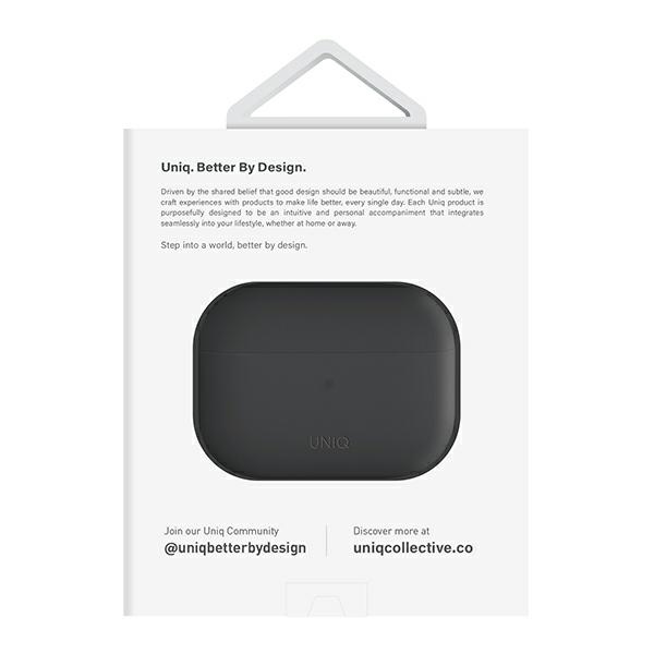 UNIQ etui Lino AirPods Pro 2 genSilicone (2022/2023) szary/ash grey
