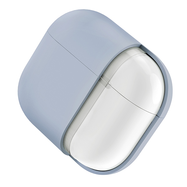 UNIQ etui Lino AirPods Pro 2 genSilicone (2022/2023) niebieski/arctic blue