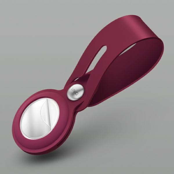 UNIQ etui Vencer Silicone na AirTagburgundowy/burgundy