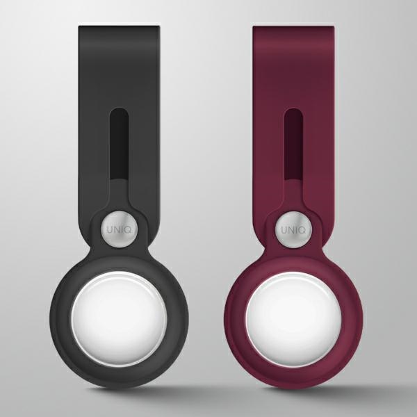 UNIQ etui Vencer Silicone na AirTagburgundowy/burgundy