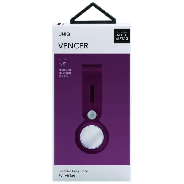UNIQ etui Vencer Silicone na AirTagburgundowy/burgundy
