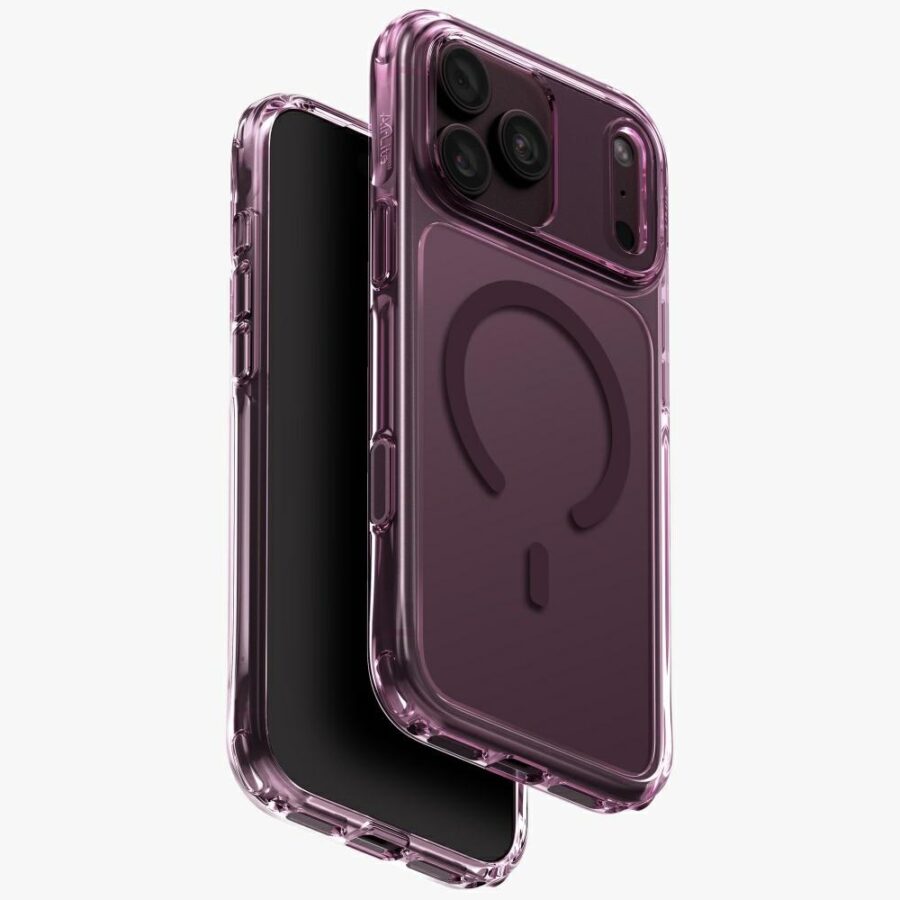 Etui UNIQ LifePro Xtreme do iPhone 18 Pro Max / 17 Pro Max Magclick Charging burgundowy