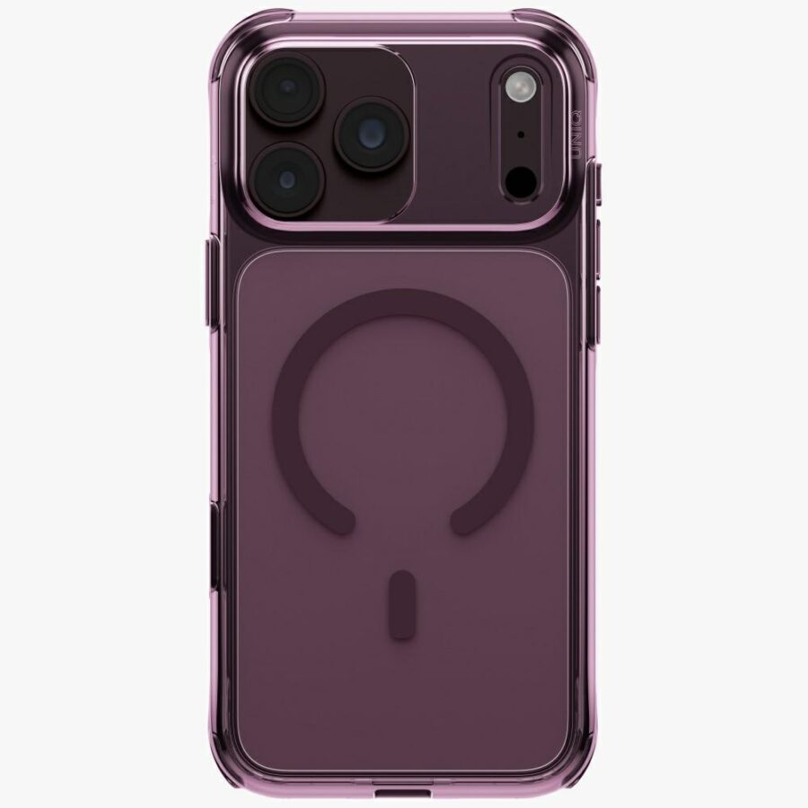 Etui UNIQ LifePro Xtreme do iPhone 18 Pro Max / 17 Pro Max Magclick Charging burgundowy