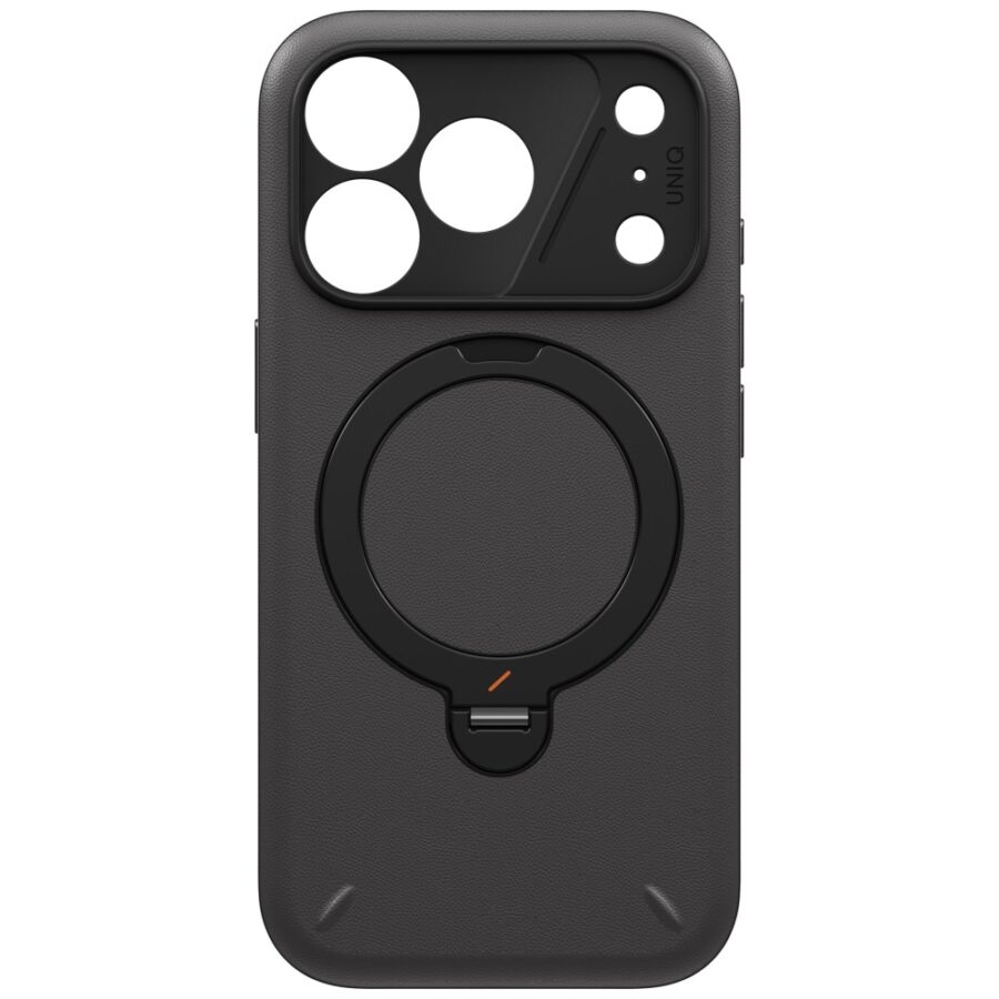 Etui UNIQ Elix do iPhone 18 Pro / 17 Pro 360 Rotating Kickstand szary