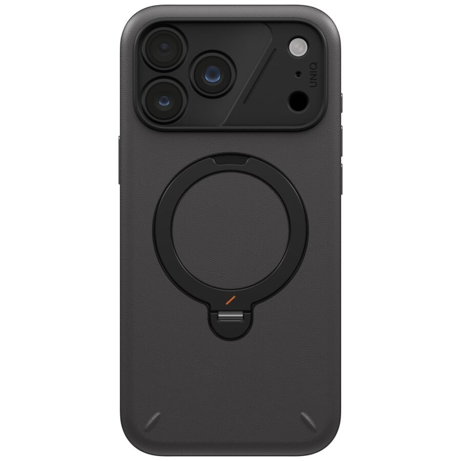 Etui UNIQ Elix do iPhone 18 Pro Max / 17 Pro Max 360 Rotating Kickstand szary