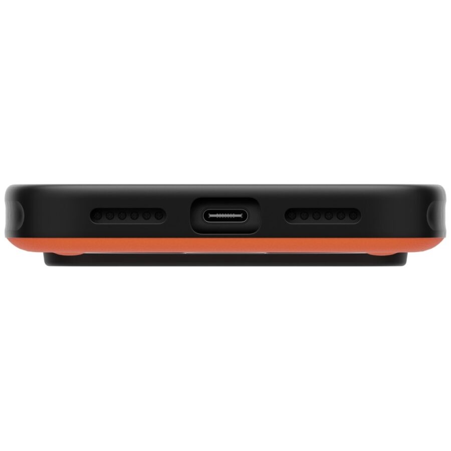 Etui UNIQ Elix do iPhone 18 Pro Max / 17 Pro Max 360 Rotating Kickstand pomarańczowy