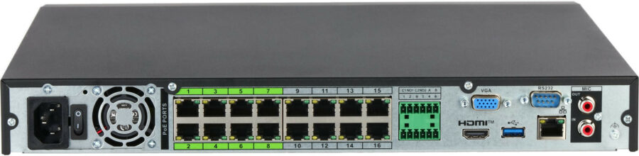 Rejestrator IP Dahua NVR5216-16P-EI2