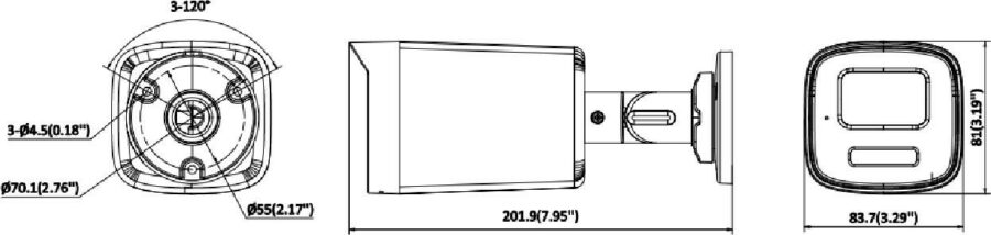 Kamera IP Hikvision DS-2CD1T47G3-LIU(4mm)