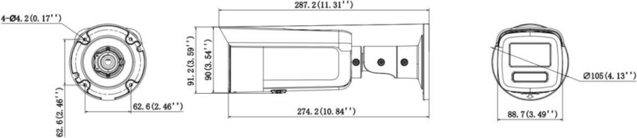 Kamera IP Hikvision DS-2CD2T46G3-2IZY(2.8/4mm)
