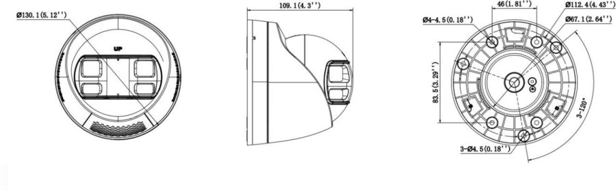 Kamera IP Hikvision DS-2CD1383G2P-LIUF/SL(2mm)
