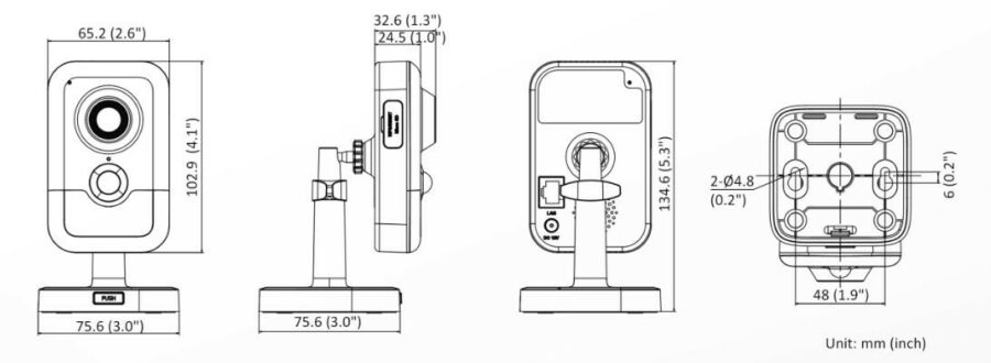 Kamera IP Hikvision DS-2CD2483G2-I(2.8mm)